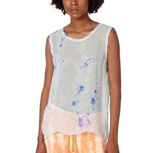 Raquel Allegra Chiffon Muscle Tee